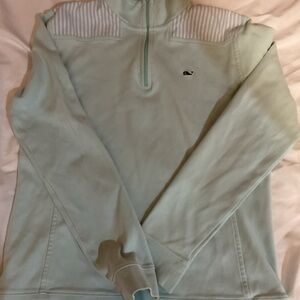 Vineyard Vines Women’s Teal  Quarter-Zip Pullover Size XS